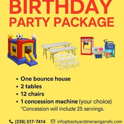Sports Birthday Party Package